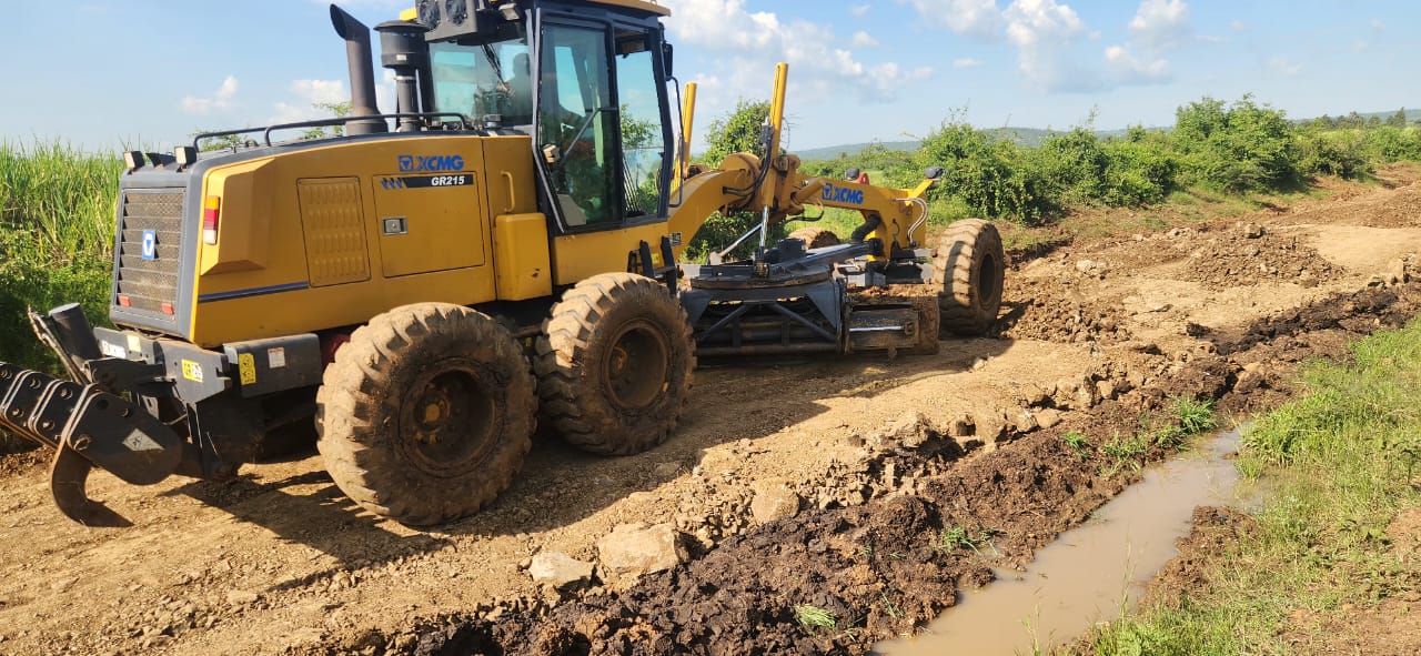 Road maintenance works in Migori County