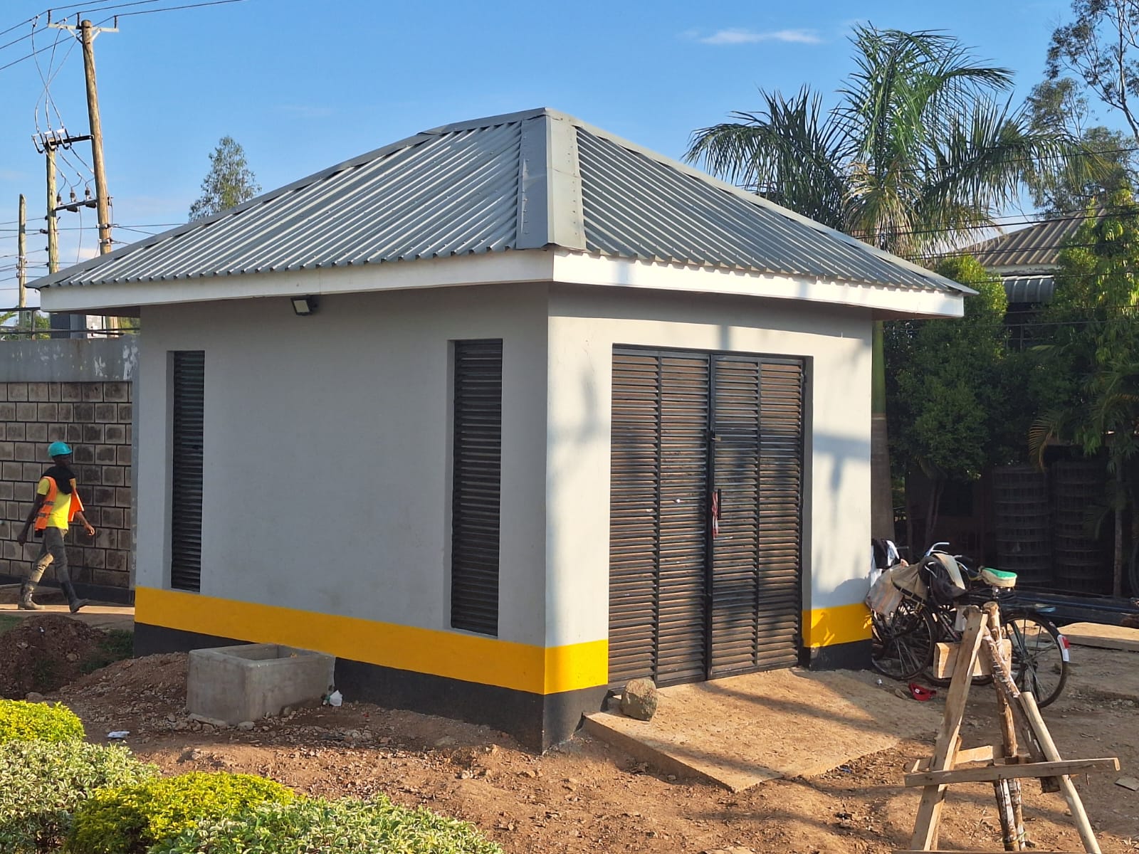 Busia Weighbridge Station construction project