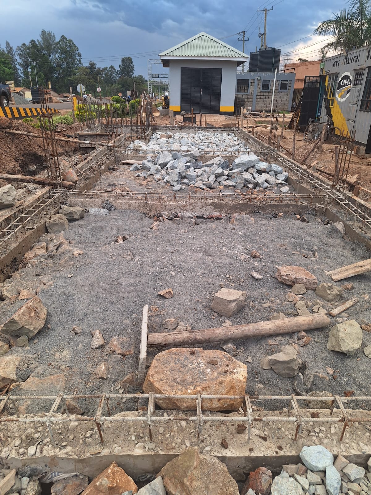 Supporting infrastructure at Busia Weighbridge Station