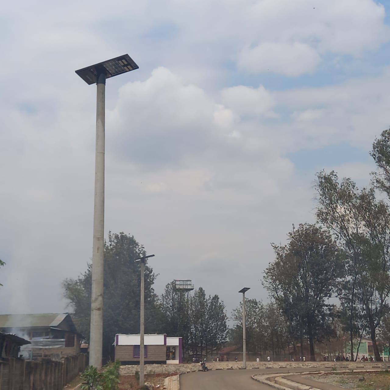 Installation of Solar Powered Street Lights in Kibera