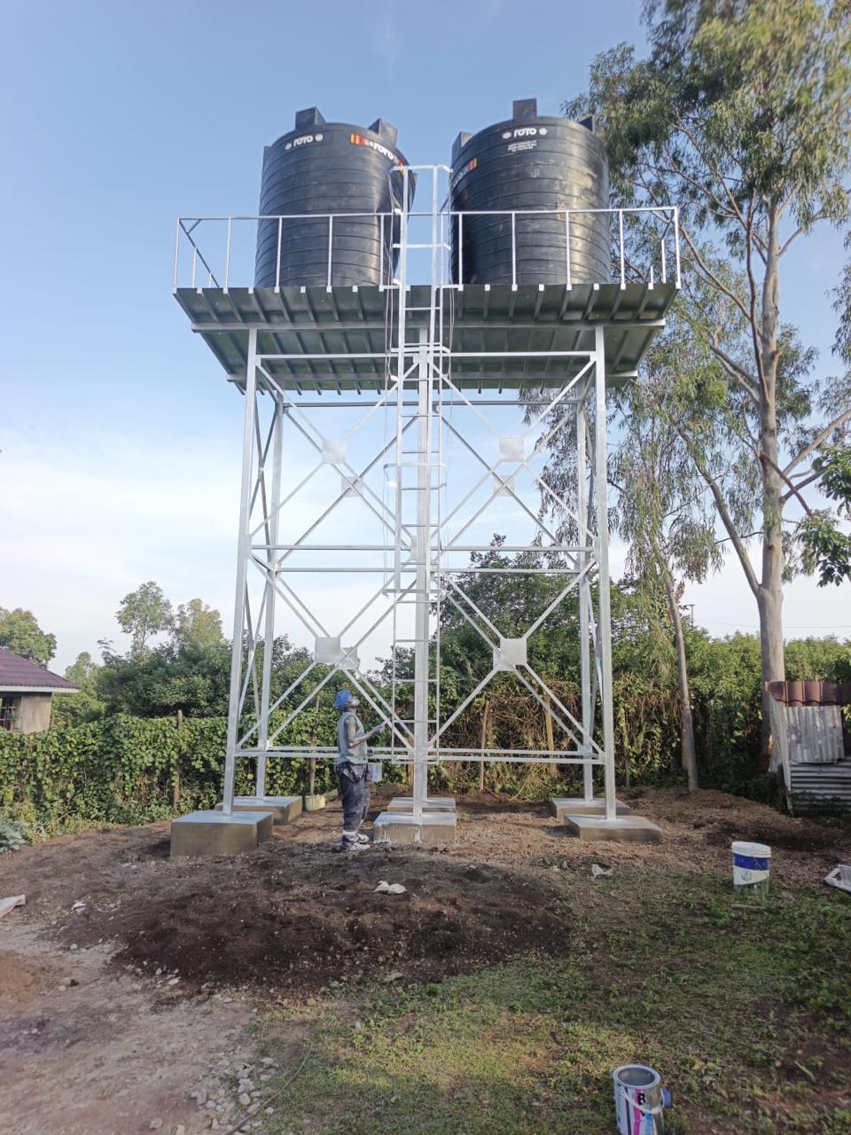 Borehole infrastructure associated with the Nyatike project